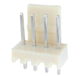 Image of Molex 2.54mm Male connector *PANEL MOUNTABLE* 4-pin (IT14363)